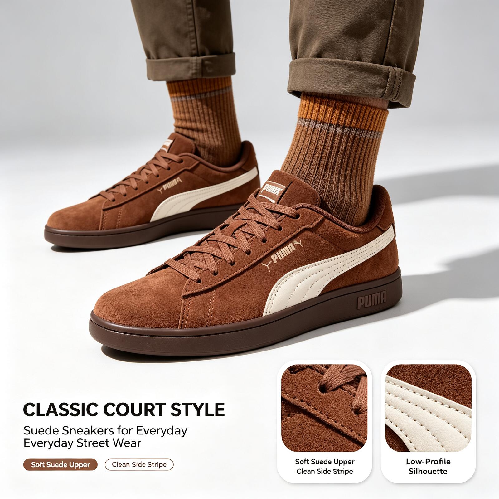 Men Shoes Puma - New PUMA Retro Casual Sneaker Suede