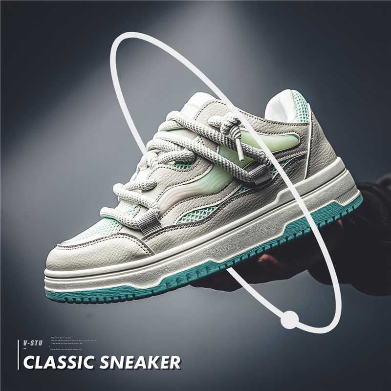 Men Shoes China - High Sole Ecoleather Flat Man Shoes