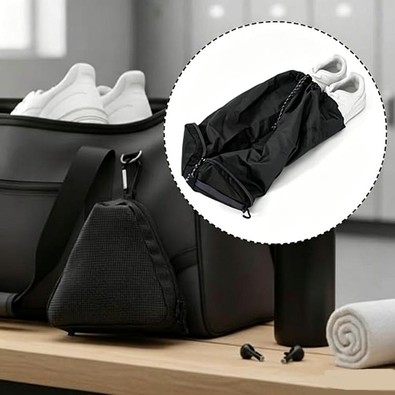Men Shoes China - Foldable Travel Shoe Bag Black Shoe