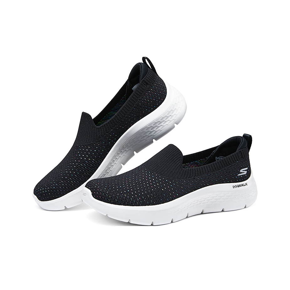 Skechers Go Walk Fle Mesh, Tex - đánh giá và giá Men'S Shoes Black And White