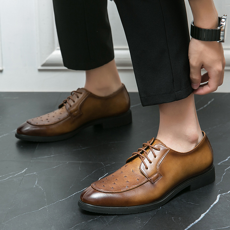 Men's Classic British Business - đánh giá và giá Men Shoes Eu To Us Size