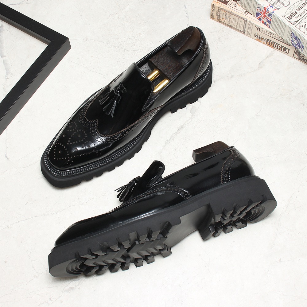 Men's Casual Business Leather  - đánh giá và giá Men Shoes Eu To Us Size