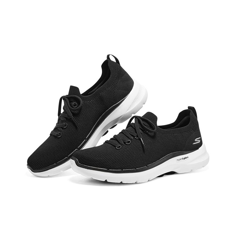 Skechers Go Walk 6 Walking Sho - đánh giá và giá Men'S Shoes Black And White