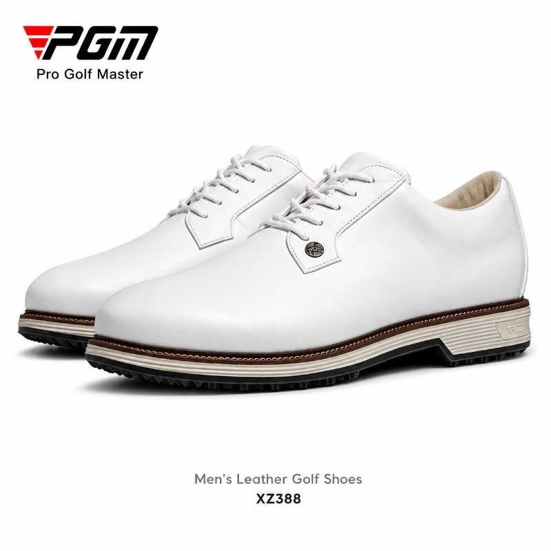 PGM Men's Cow Leather Golf Sho - đánh giá và giá Men Shoes Eu To Us Size