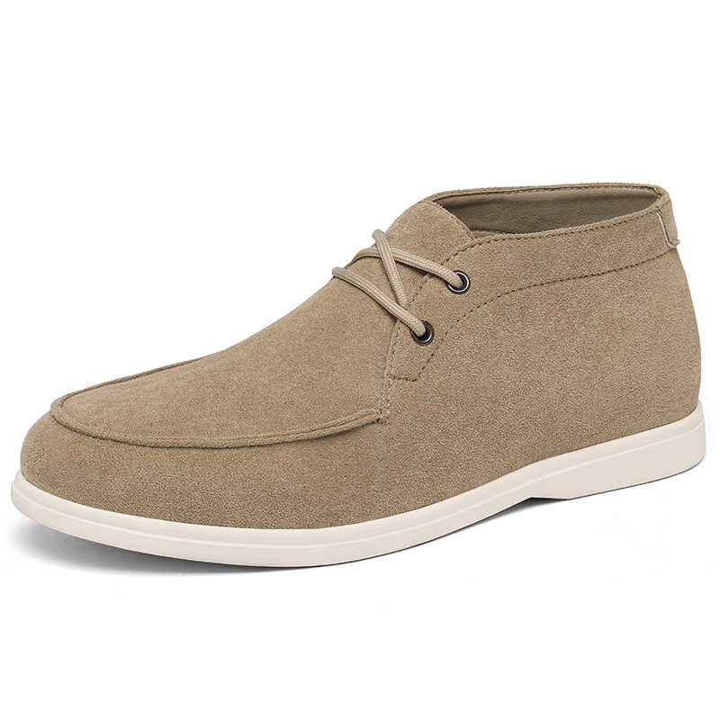 Classic British Style Suede Le - đánh giá và giá Men'S Shoes Black And White