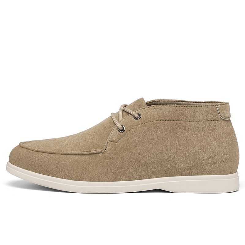 Classic British Style Suede Le - đánh giá và giá Men'S Shoes Black And White
