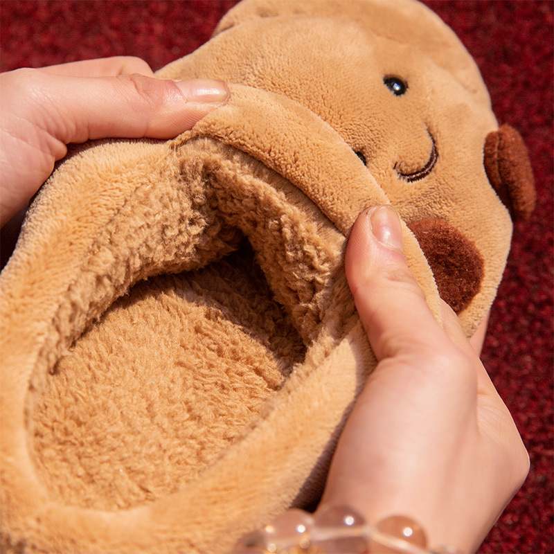 Cute Cartoon Fluffy Slippers F - đánh giá và giá Men Shoes Style